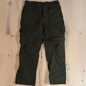 REI Men's Dark Green Convertible Pants